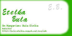 etelka bula business card